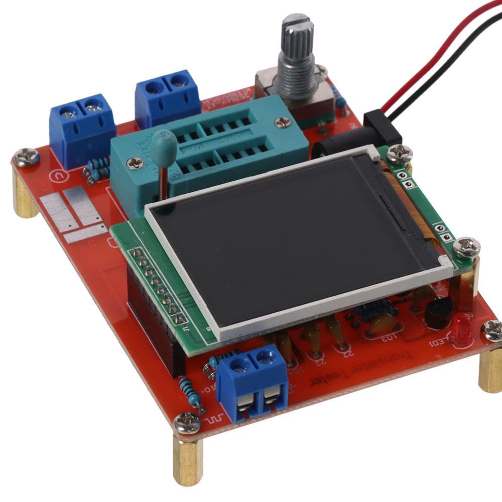GM328 Multifunctional Transistor Tester - Digital Capacitance Meter, PWM Frequency Counter, Component Analyzer | Perfect for Electronics Repair, DIY Projects & Circuit Testing