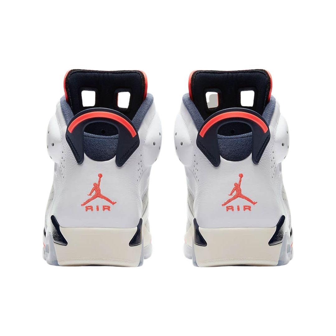 Air Jordan 6 Retro Tinker White Infrared 23 Black Neutral Grey Basketball Shoes - Men's Sneakers for Streetwear & Casual Style