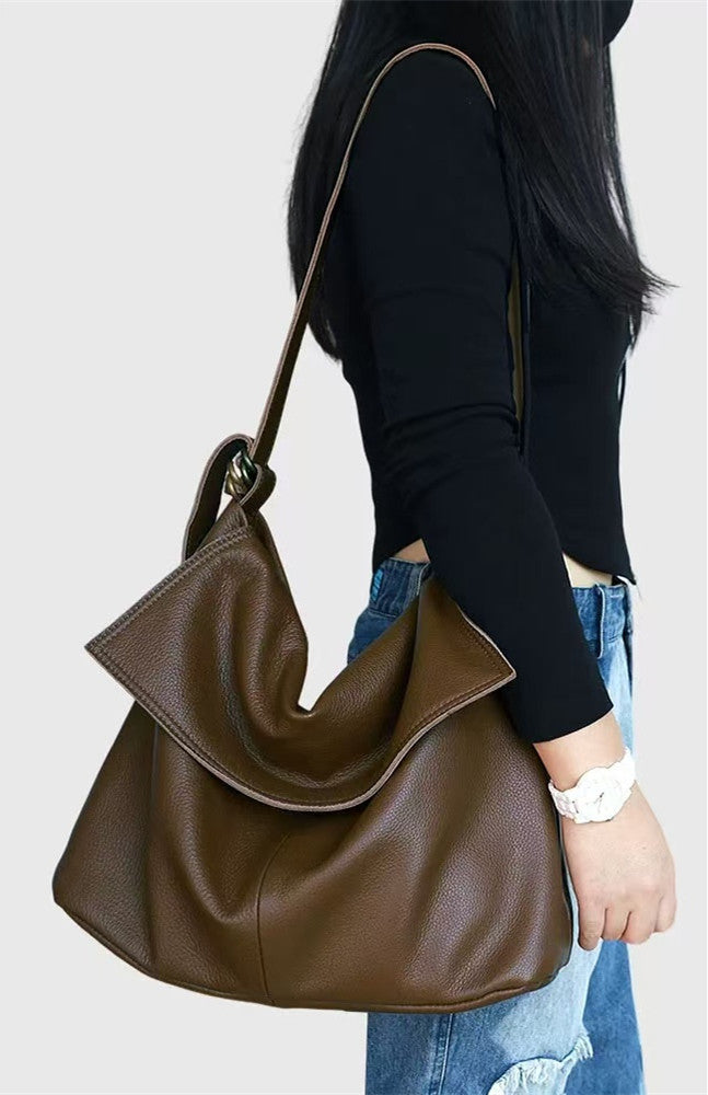 Soft Flap Shoulder Crossbody Bag for Women - Stylish & Lightweight Purse for Everyday Use, Work, and Travel