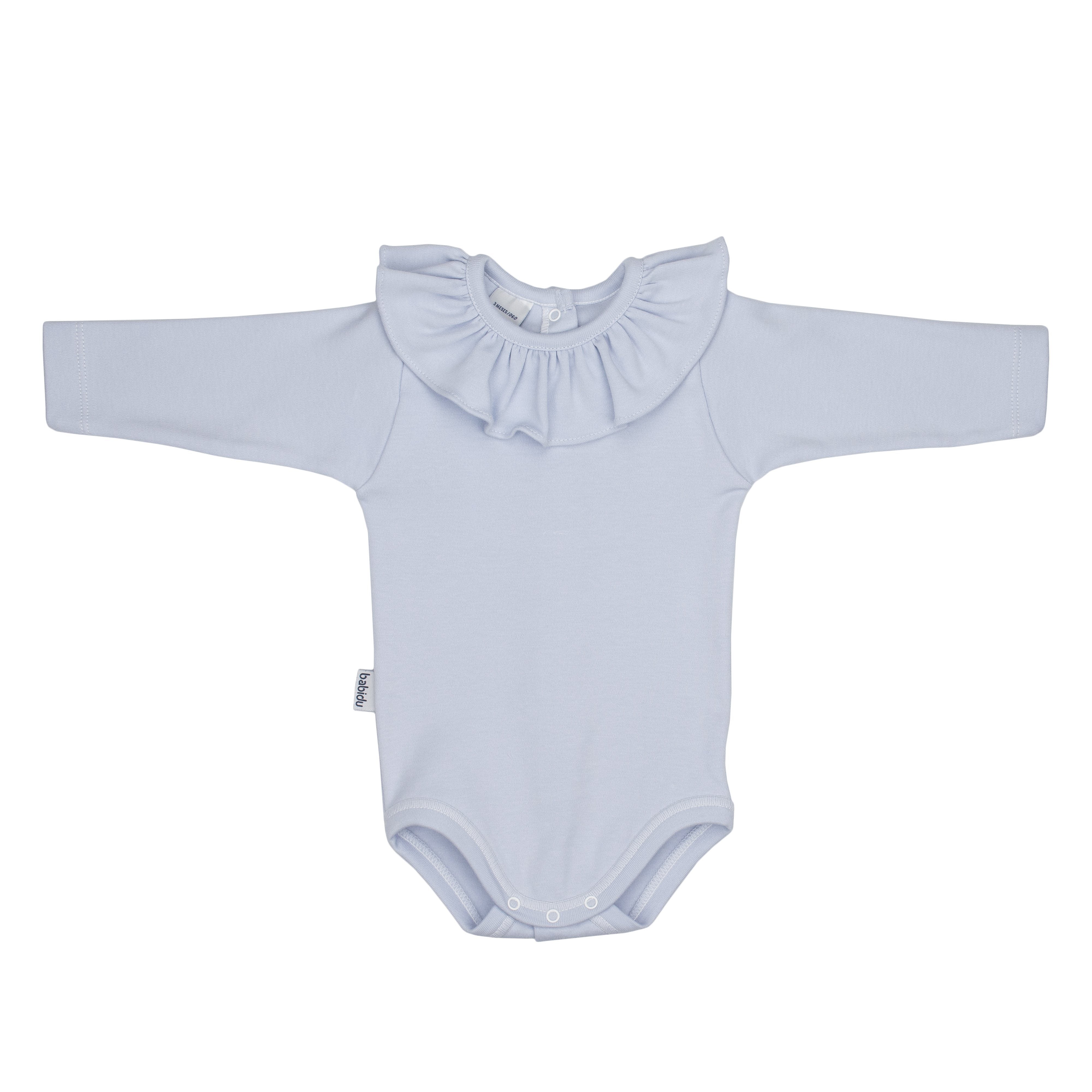 Elegant Long Sleeve Ruffle Collar Bodysuit for Women - Fashionable Layering Piece for Work, Date Night & Special Occasions