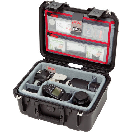SKB iSeries 1309 6 Case with Think Tank Photo Dividers & Lid Organizer - Professional Camera Gear Storage for Travel & Studio Photography