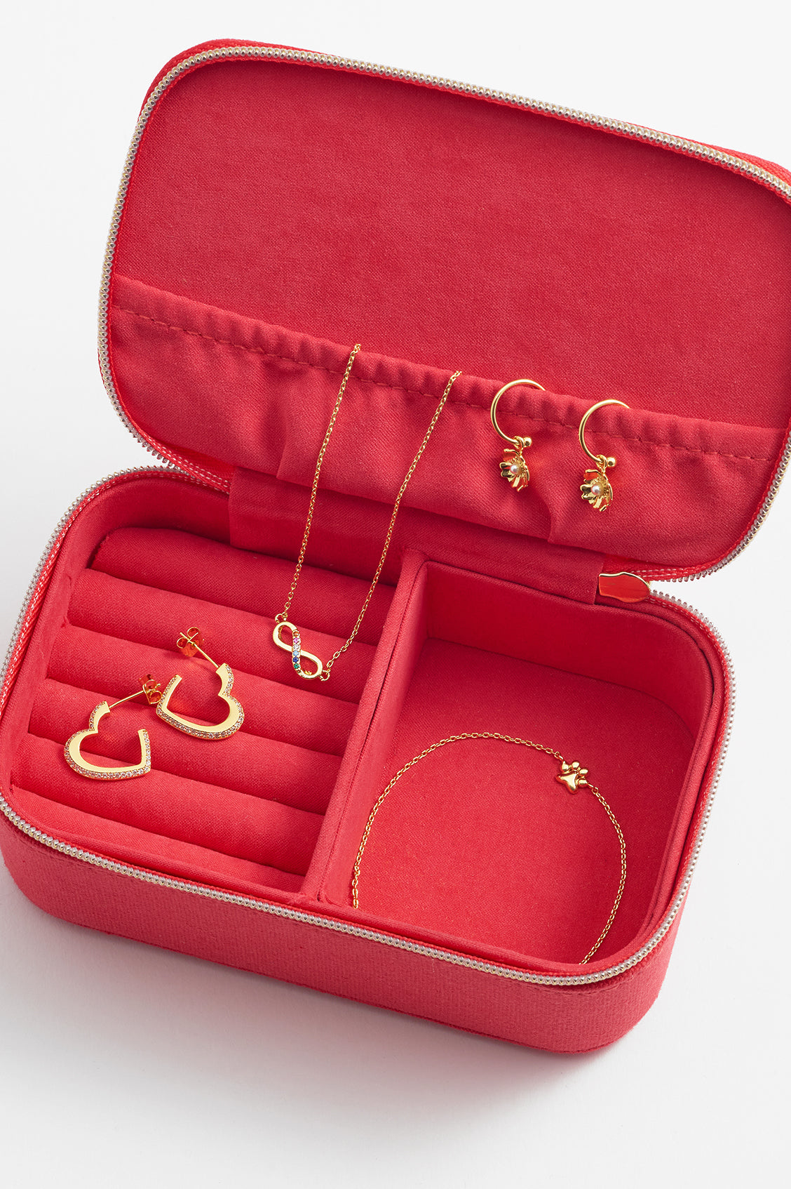 Elegant Mini Jewelry Box for Rings, Earrings & Necklaces - Perfect for Travel, Gifts & Organizing Small Accessories