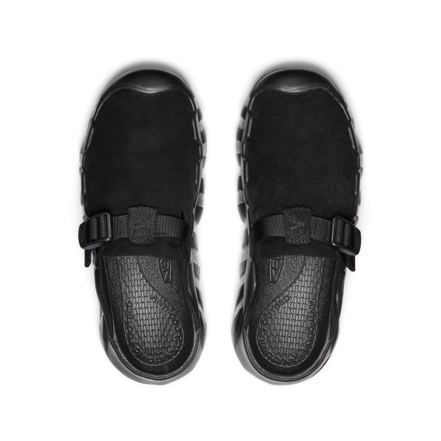 Women's Hyperport Leather Clog - Comfortable Slip-On Shoes for Women | Black/Black | Perfect for Casual Wear, Nursing, and Indoor Use