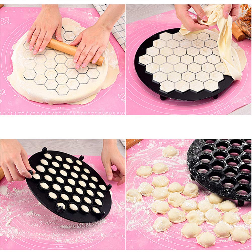 37-Piece Dumpling Maker Mold - Easy Jiaozi & Dumpling Press for Homemade Asian Cuisine - Perfect for Family Cooking & Party Snacks