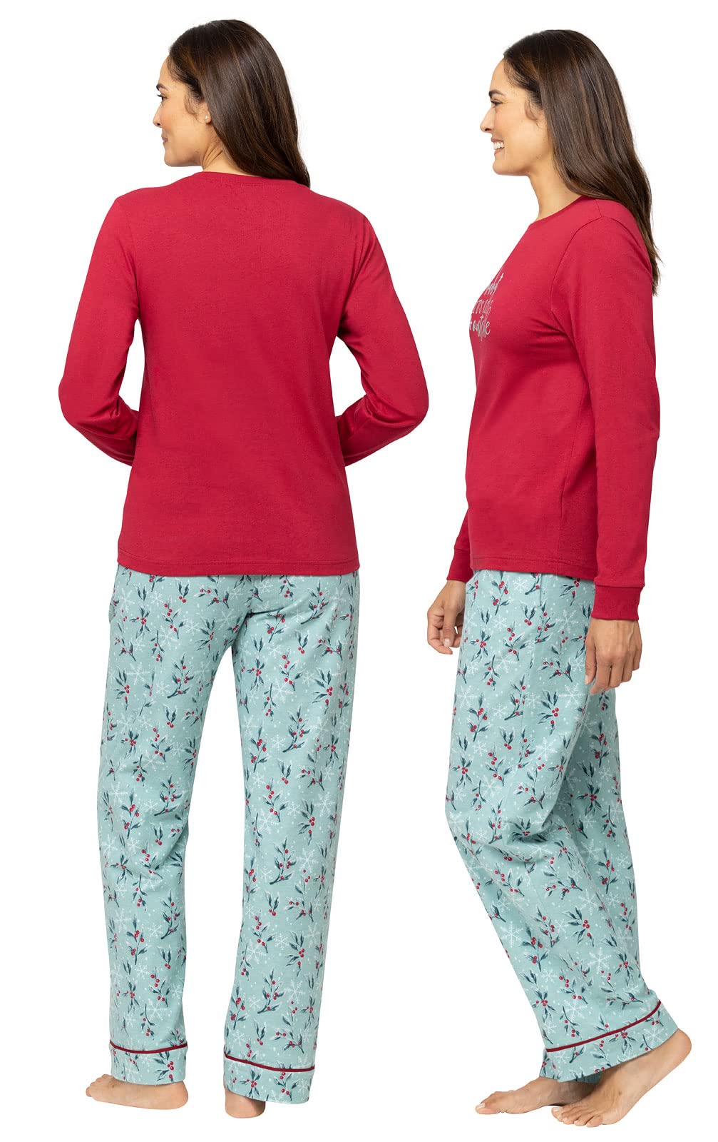 Cozy Women's Flannel Pajama Set - Soft Winter Sleepwear PJS for Women | Perfect for Christmas Gifts, Sleepovers & Relaxing at Home