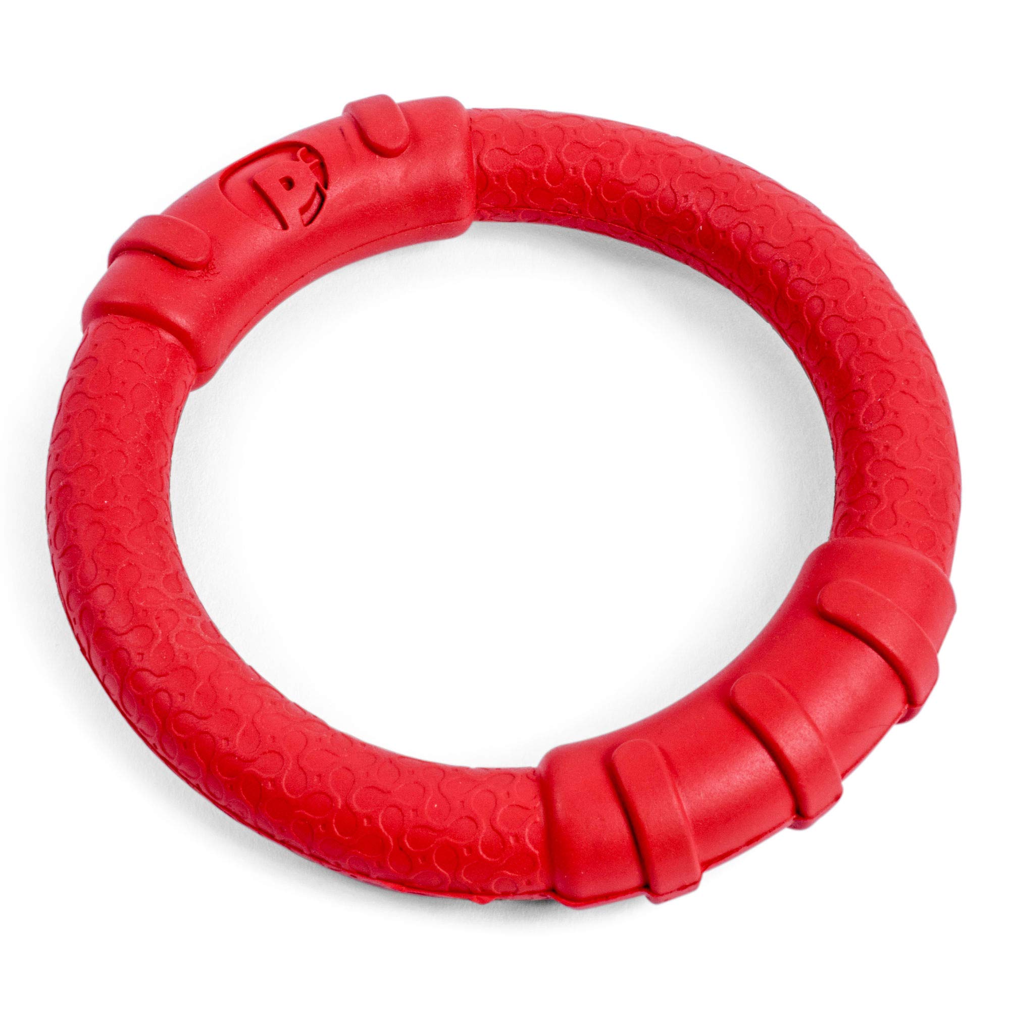 Durable Rubber Chew Toy for Small Dogs - Interactive Pet Ring for Teething, Fetch & Play - Perfect for Indoor & Outdoor Fun