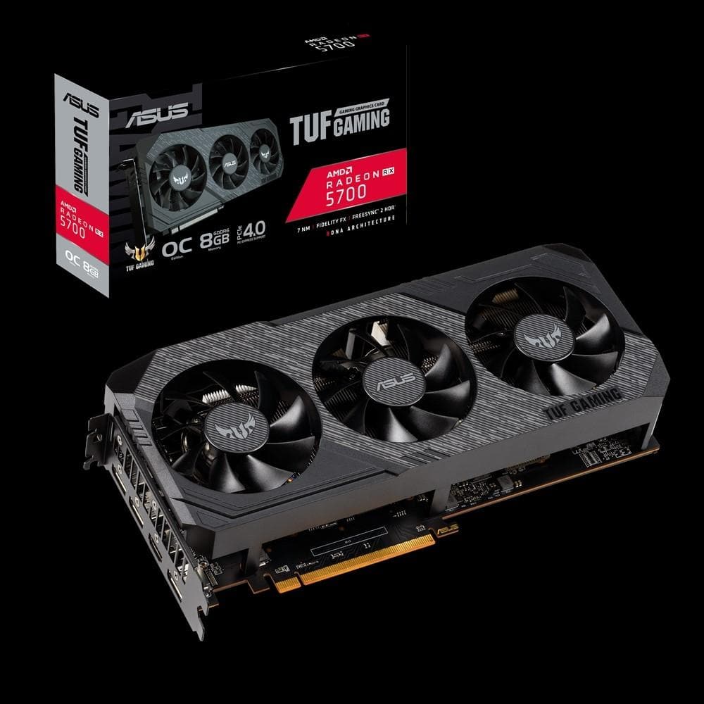 ASUS TUF Gaming RX 5700 8GB GDDR6 Graphics Card - High Performance for PC Gaming, VR & 4K Video Editing | Perfect for Gamers & Content Creators
