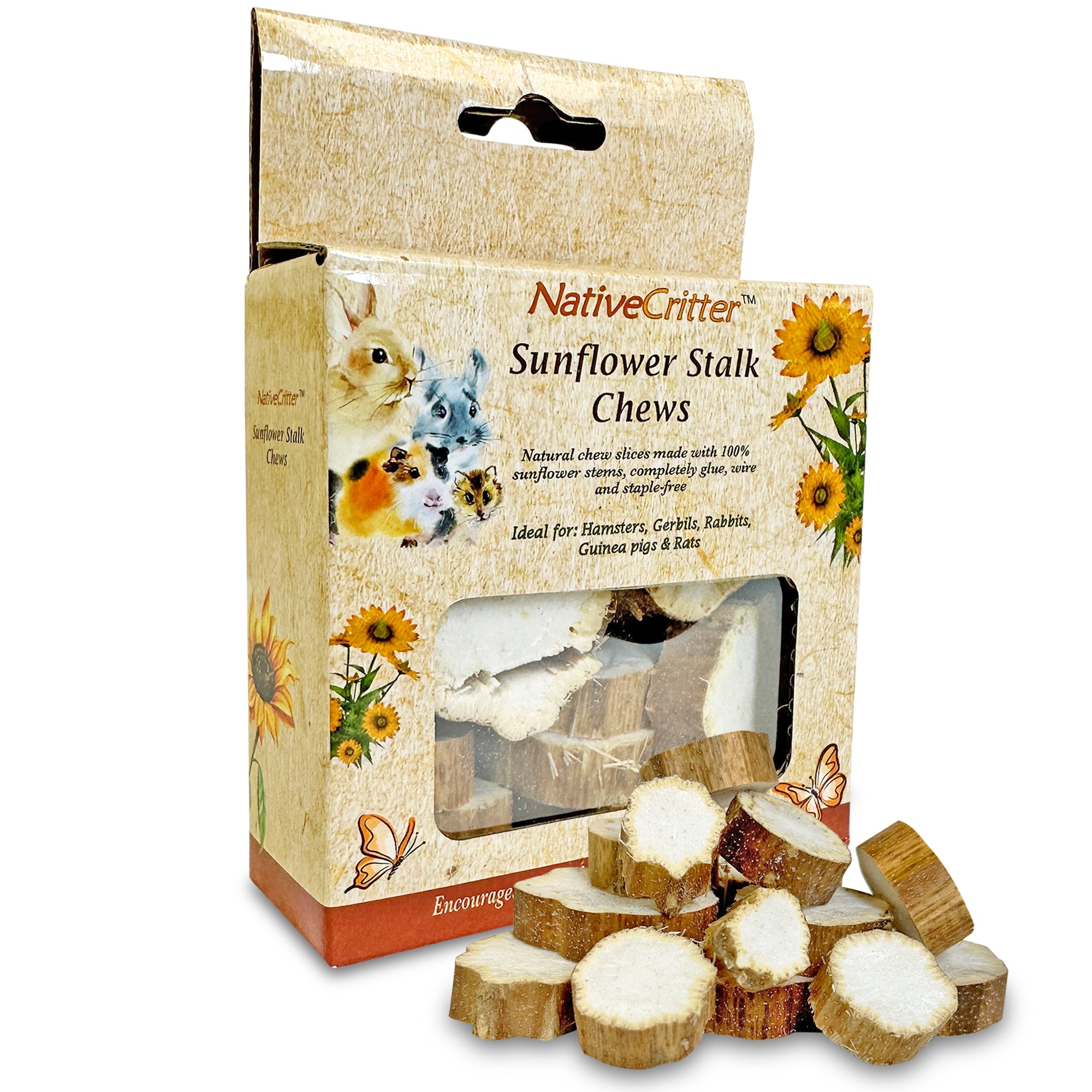 Organic Sunflower Stalk Slices for Crafts, DIY Projects & Home Decor - Natural Rustic Decorations for Wedding, Party & Table Centerpieces