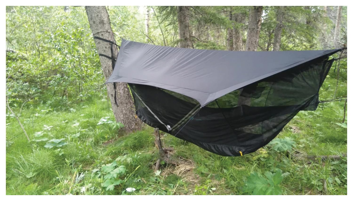 Hammock Bliss Sky Tent 2 - Waterproof 2 Person Hammock Tent with Bug Net | Spacious Double Camping Shelter for Backpacking, Hiking & Outdoor Adventures | Perfect for Couples & Friends Camping in Nature