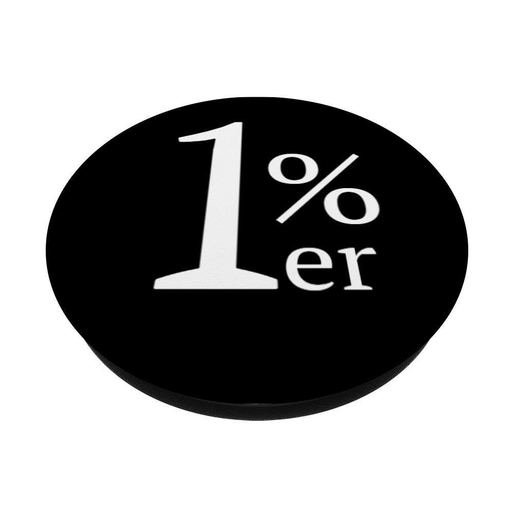 1% 1%er Motorcycle Quote Biker Gang Gift - PopSockets Grip & Stand for Phones & Tablets - Perfect for Bikers, Motorcycle Enthusiasts & Rebel Lifestyle