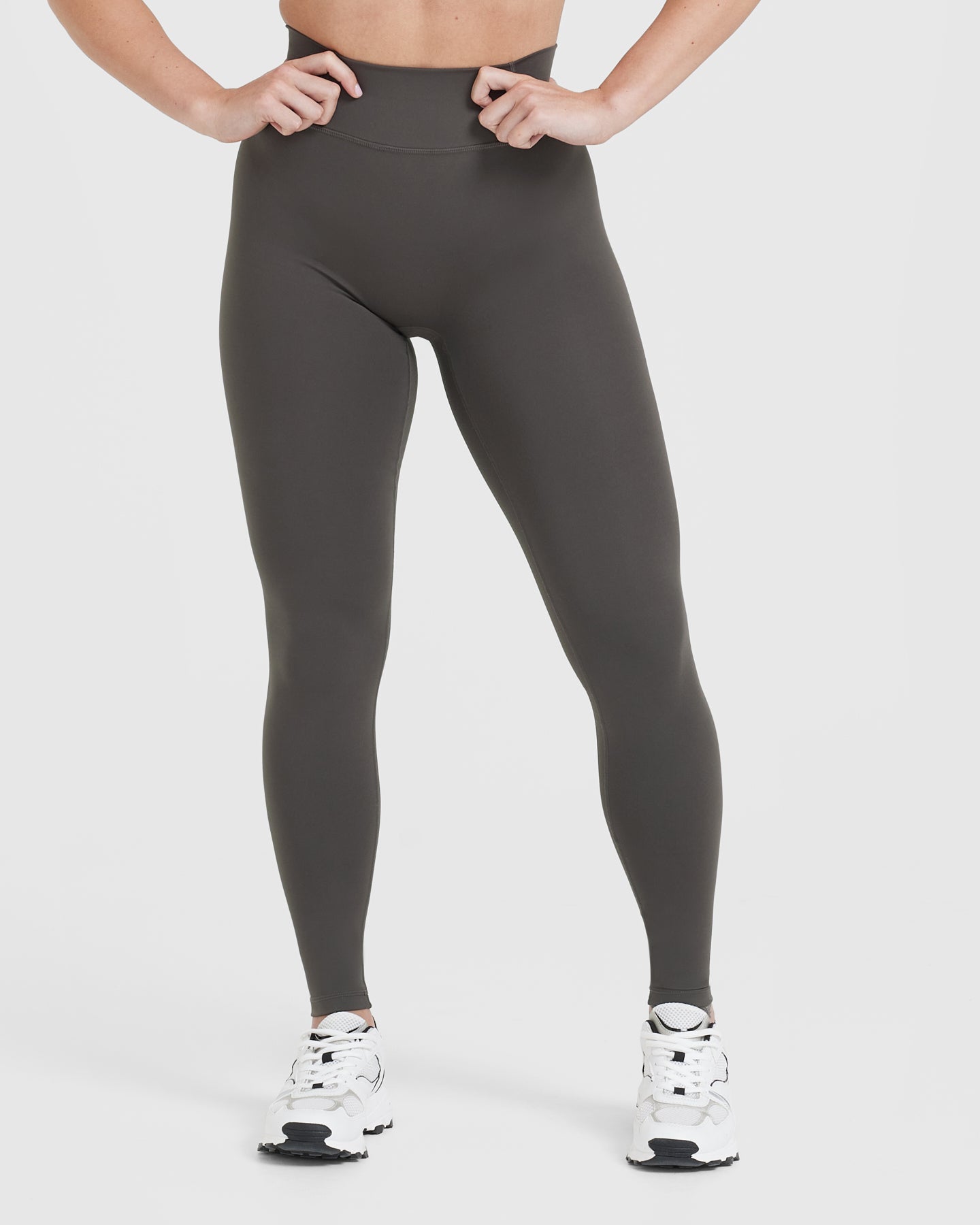 Timeless High Waisted Leggings for Women - Deep Taupe Yoga Pants | Perfect for Workout, Yoga & Everyday Wear