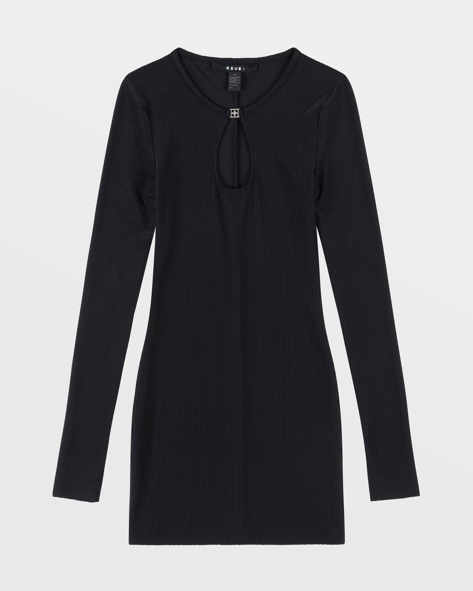 Charmed Keyhole Dress - Elegant Black Women's Party Dress for Evening Events & Special Occasions