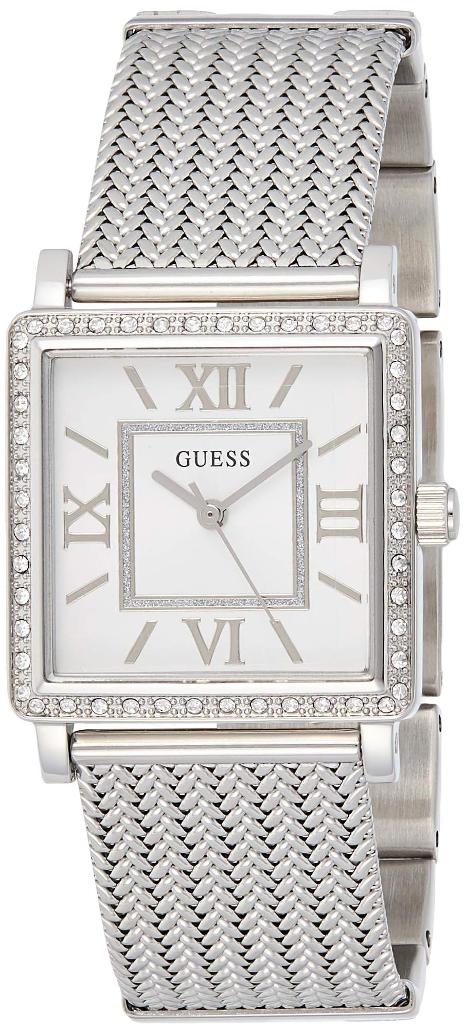 GUESS HIGHLINE Women's Watch W0826L1 - Stylish Analog Quartz Fashion Watch with Stainless Steel Band for Women, Perfect for Everyday Wear, Office, and Special Occasions
