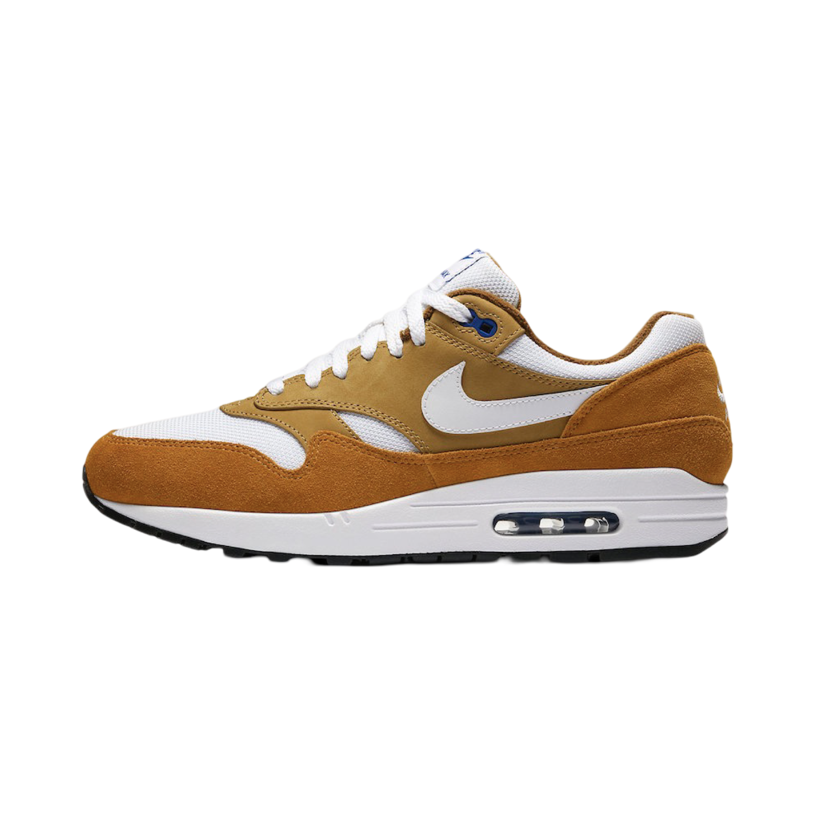 Nike Air Max 1 Premium Retro 2018 Curry True White Sneakers - Men's Running Shoes for Casual Wear & Street Style Fashion