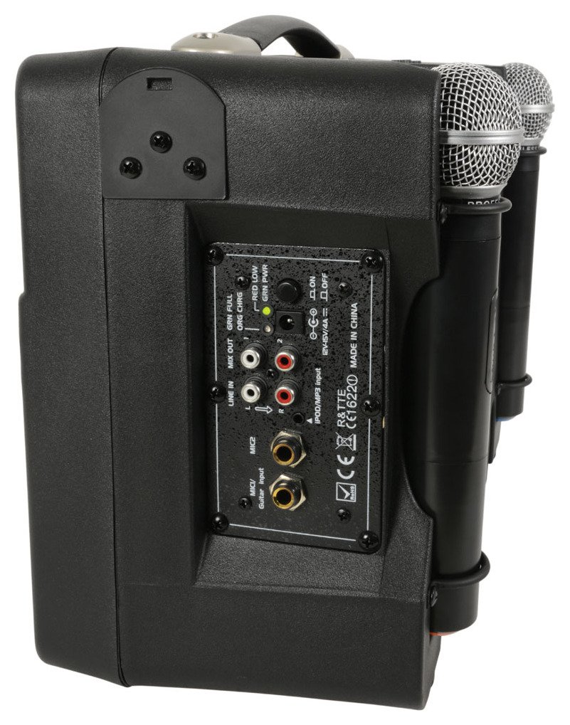 QTX DELTA-50 Portable Bluetooth PA System - Perfect for Outdoor Events, Parties & Live Performances