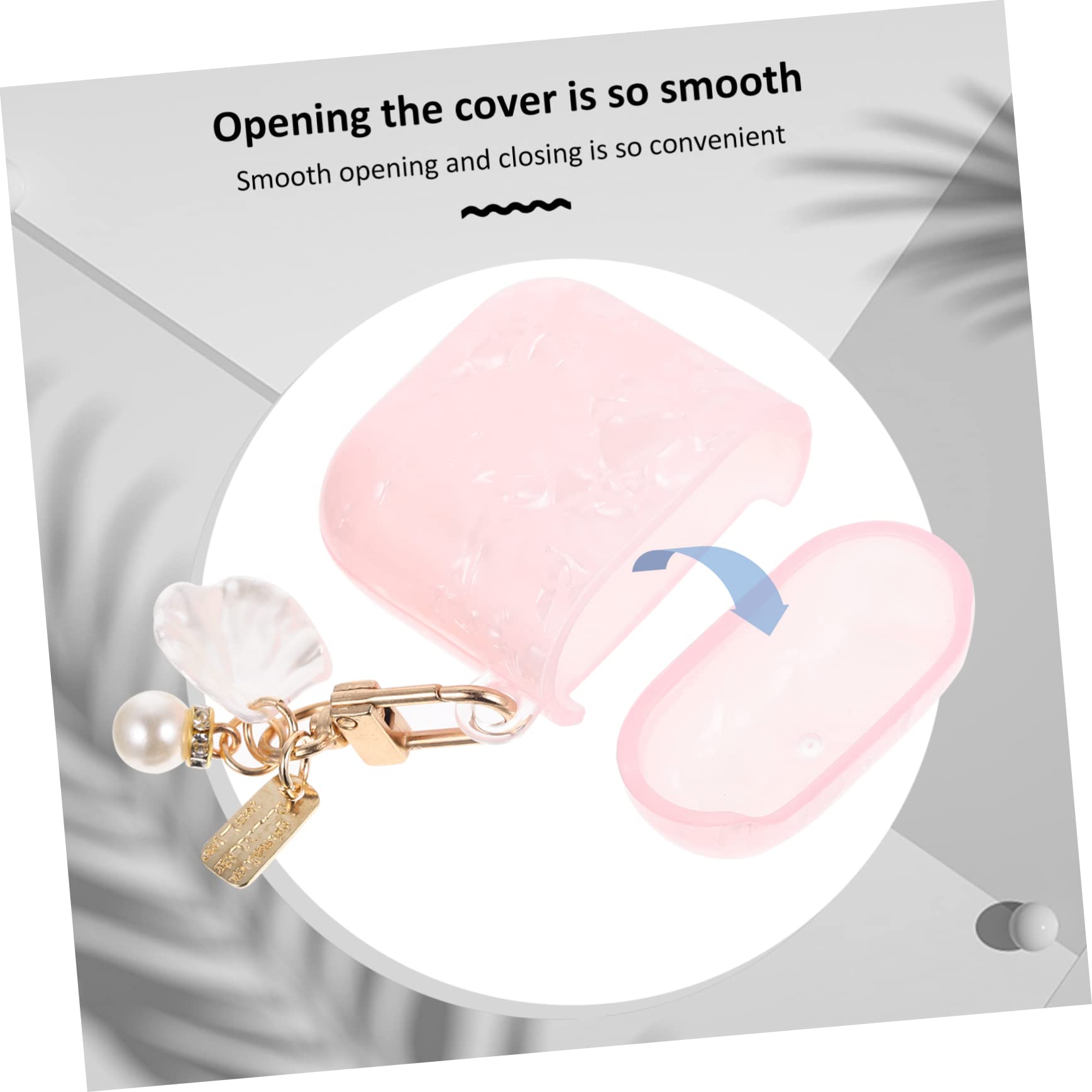LIFKICH Cute Wireless Earbuds Case - Floral Pattern Earphone Cover with Delicate Protection for Girls | Perfect for Travel, Gym & Daily Use
