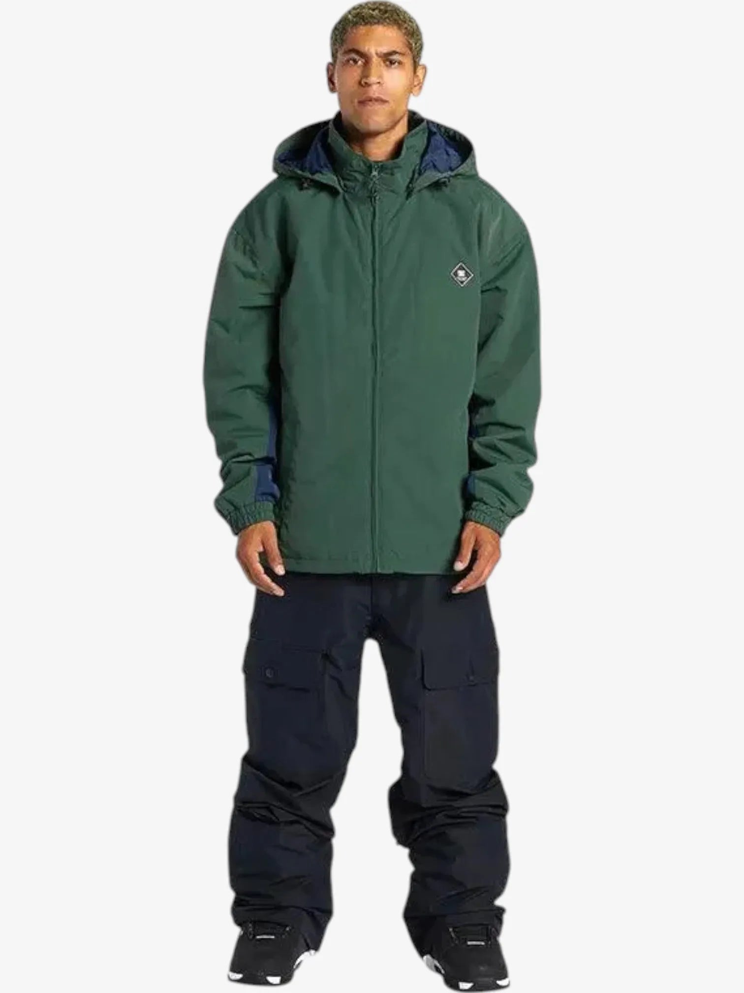 DC Snow Vista Green Blue Winter Jacket - Waterproof & Warm Snowboard Coat for Men & Women - Perfect for Skiing, Snowboarding & Outdoor Winter Activities