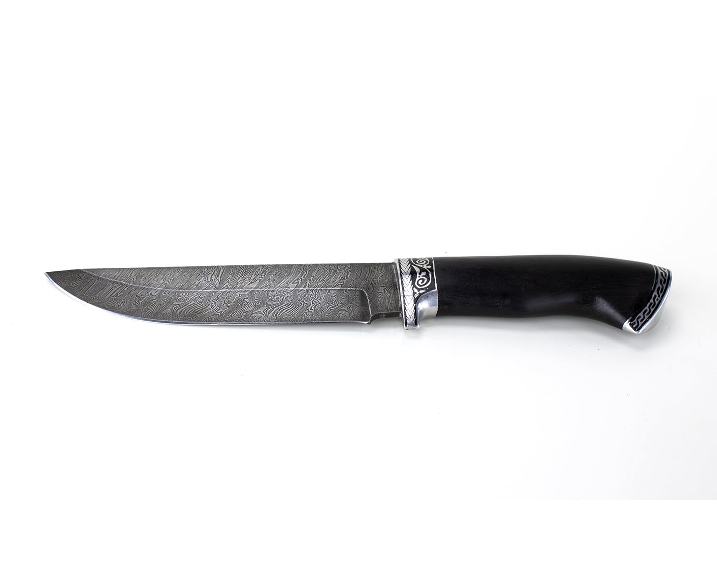 Handmade Uzbek National Knife - Damascus Steel Blade - Authentic Traditional Craftsmanship - Perfect for Collectors, Camping & Outdoor Adventures