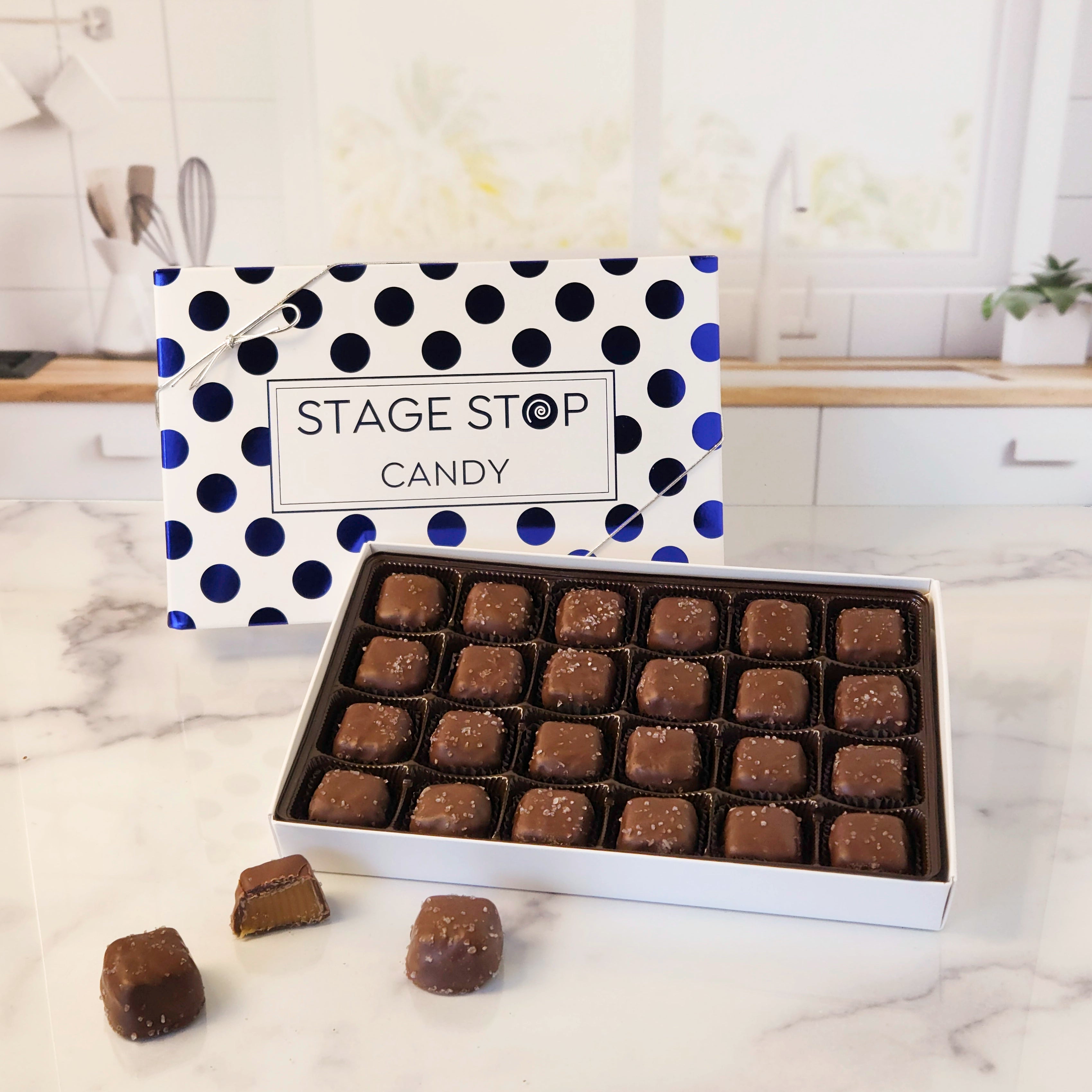 Delicious Sea Salt Caramel Candy Assortment - Gourmet Chocolate Treats for Gifts, Parties & Dessert Lovers