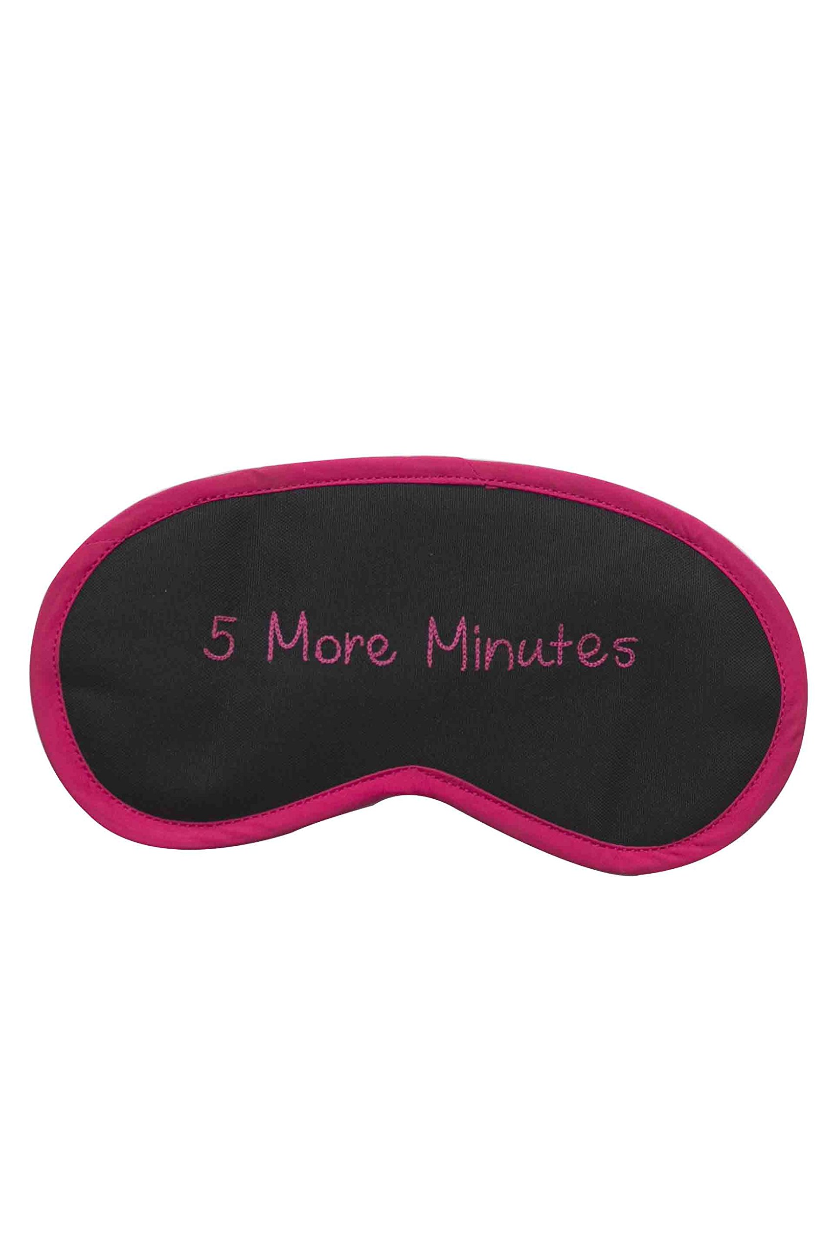 5 More Minute Pink Eye Mask for Sleep & Relaxation - Soft Comfortable Eye Cover for Travel, Spa, and Stress Relief