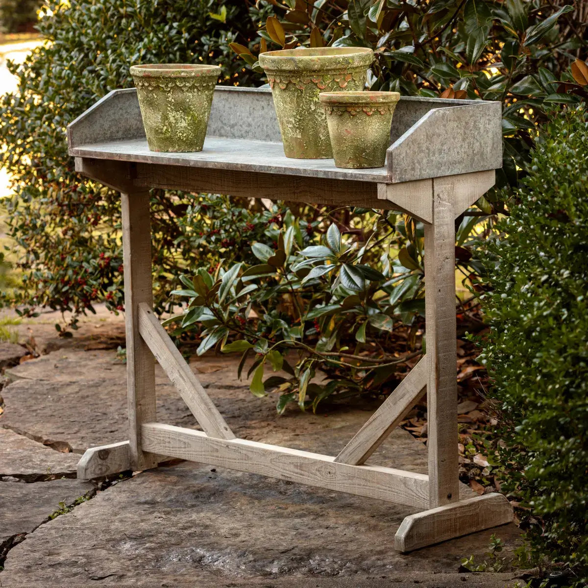 Premium Greenhouse Table for Indoor & Outdoor Gardening - Durable Plant Stand for Herbs, Flowers & Seedlings - Perfect for Patio, Balcony & Backyard Gardens