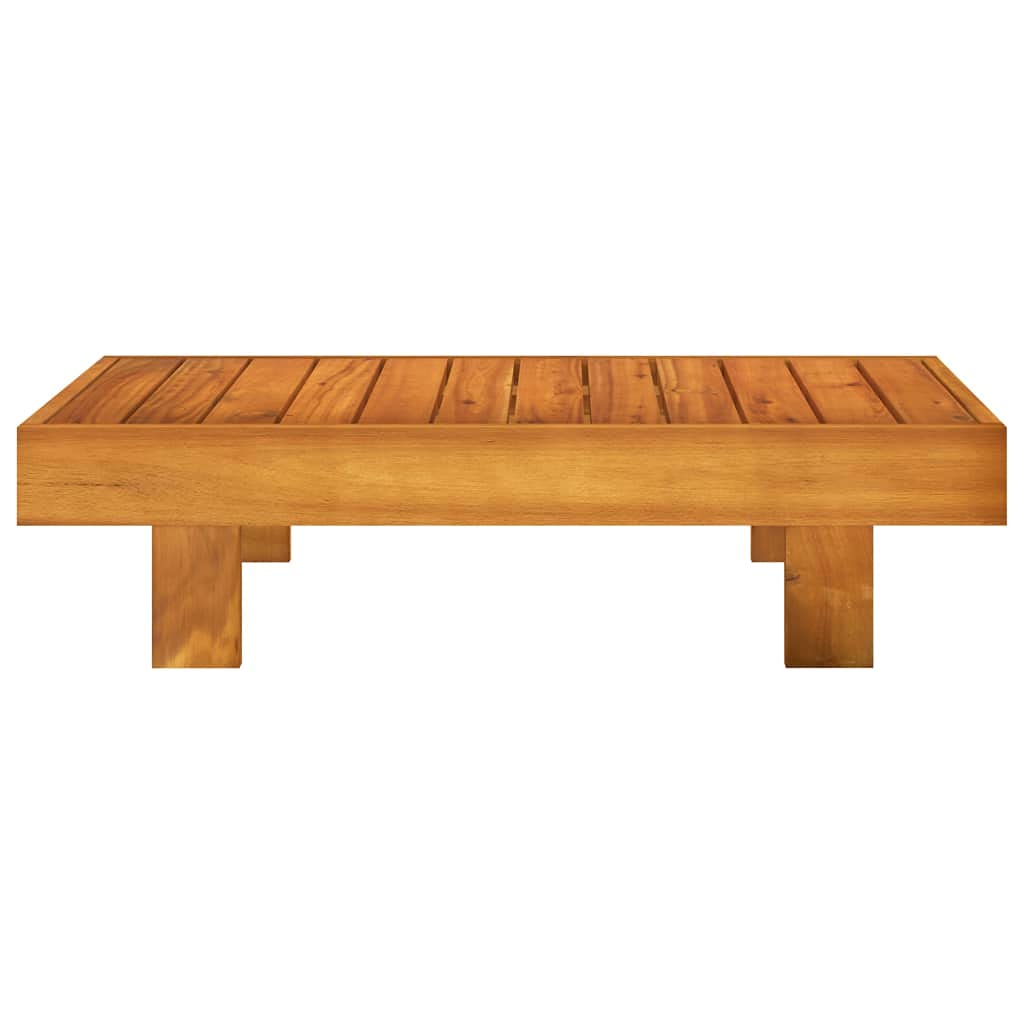 2-Piece Acacia Wood Garden Lounge Set with Dark Gray Cushions - Perfect for Backyard, Balcony, Porch & Outdoor Relaxation