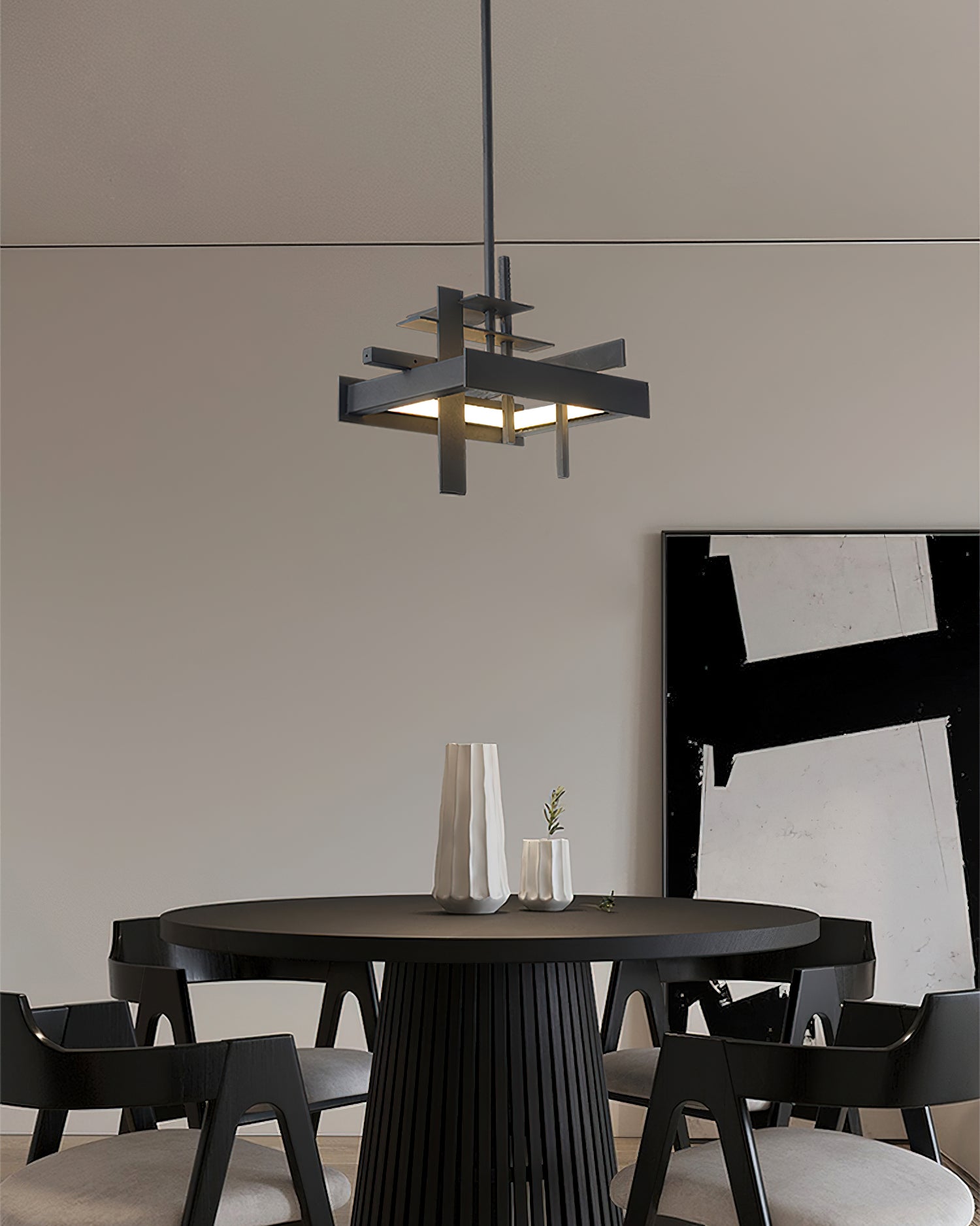 Eithne Modern Planar Pendant Light - Sleek Minimalist Ceiling Lighting Fixture for Dining Room, Kitchen Island & Bedroom Decor