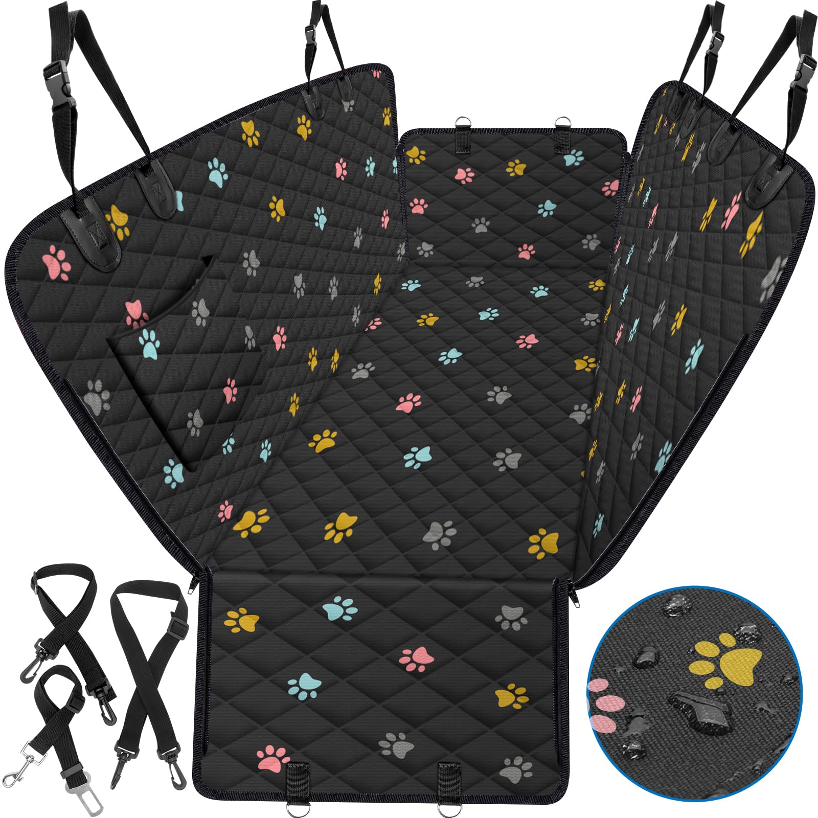 BeneathYourFeet Waterproof Dog Car Seat Cover 56