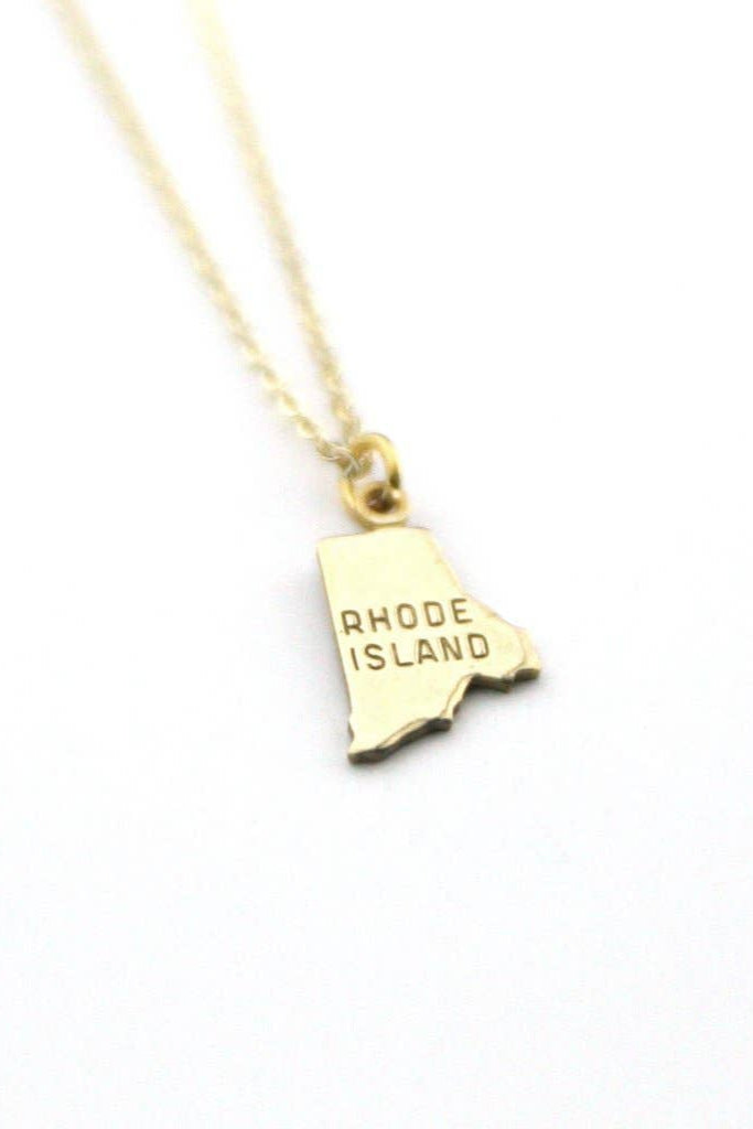 Rhode Island Charm Necklace - Elegant Handmade Jewelry for Women, Perfect Gift for Birthdays & Anniversaries - Ideal for Casual Wear, Date Nights & Special Occasions