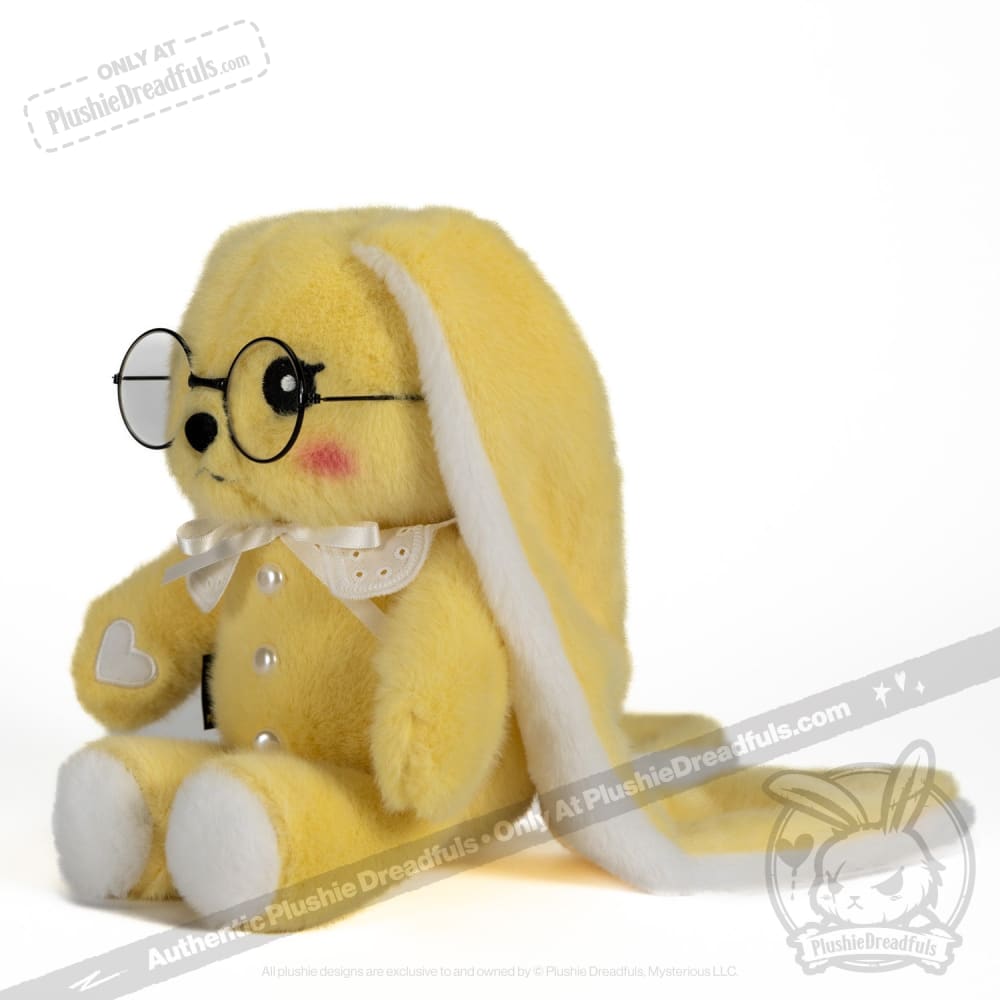 Plushie Dreadfuls Shy Rabbit Stuffed Animal - Soft Plush Toy for Kids, Anxiety Relief & Cuddling | Perfect for Bedtime, Gifts & Emotional Support