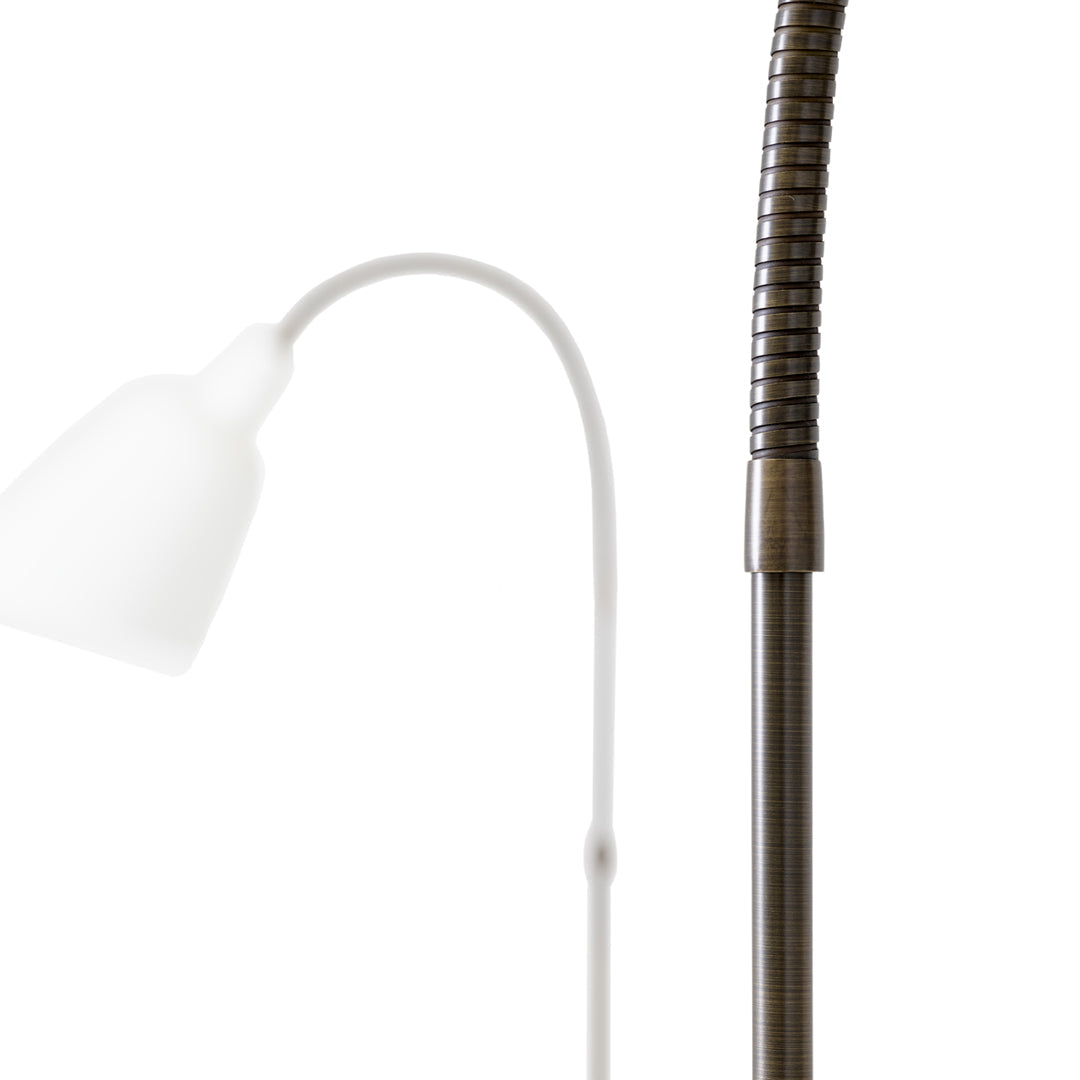 Bellevue AJ7 Modern Floor Lamp - Adjustable LED Standing Light for Living Room, Bedroom & Office - Dimmable Brightness & Energy Efficient