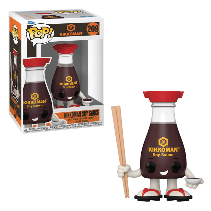 Funko Pop! AD ICONS: Kikkoman Soy Sauce #209 Collectible Vinyl Figure - Perfect for Anime Fans, Pop Culture Collectors & Home Office Decor