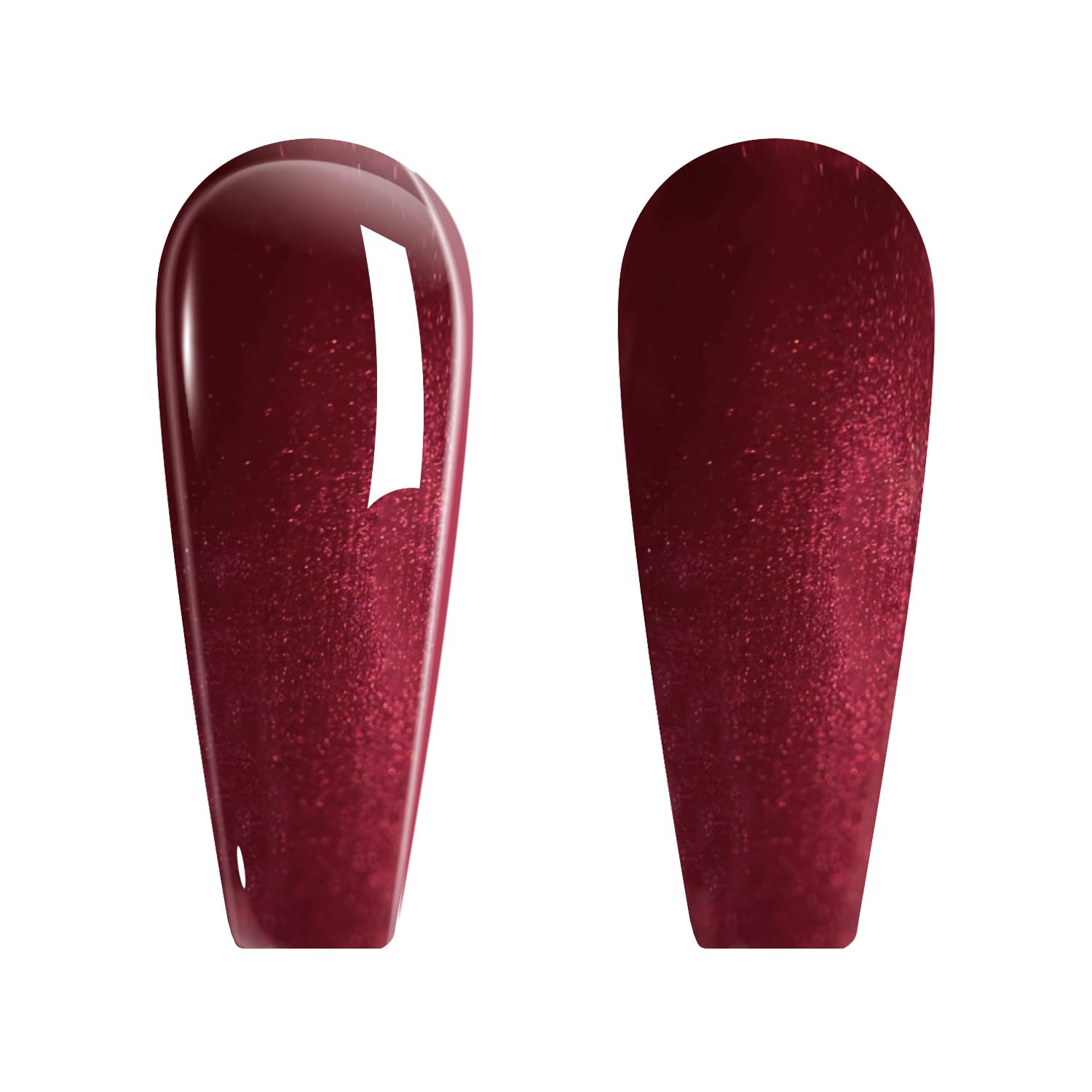 Vishine UV Gel Nail Polish - Dark Red Pearl (649) | Soak Off Gel Manicure Kit for Salon & Home Use | Long Lasting Nail Art Polish for Professional & DIY Nail Designs