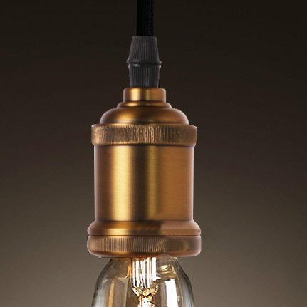 Vintage Industrial Adjustable 5-Light Edison Bulb Pendant Lamp - 20