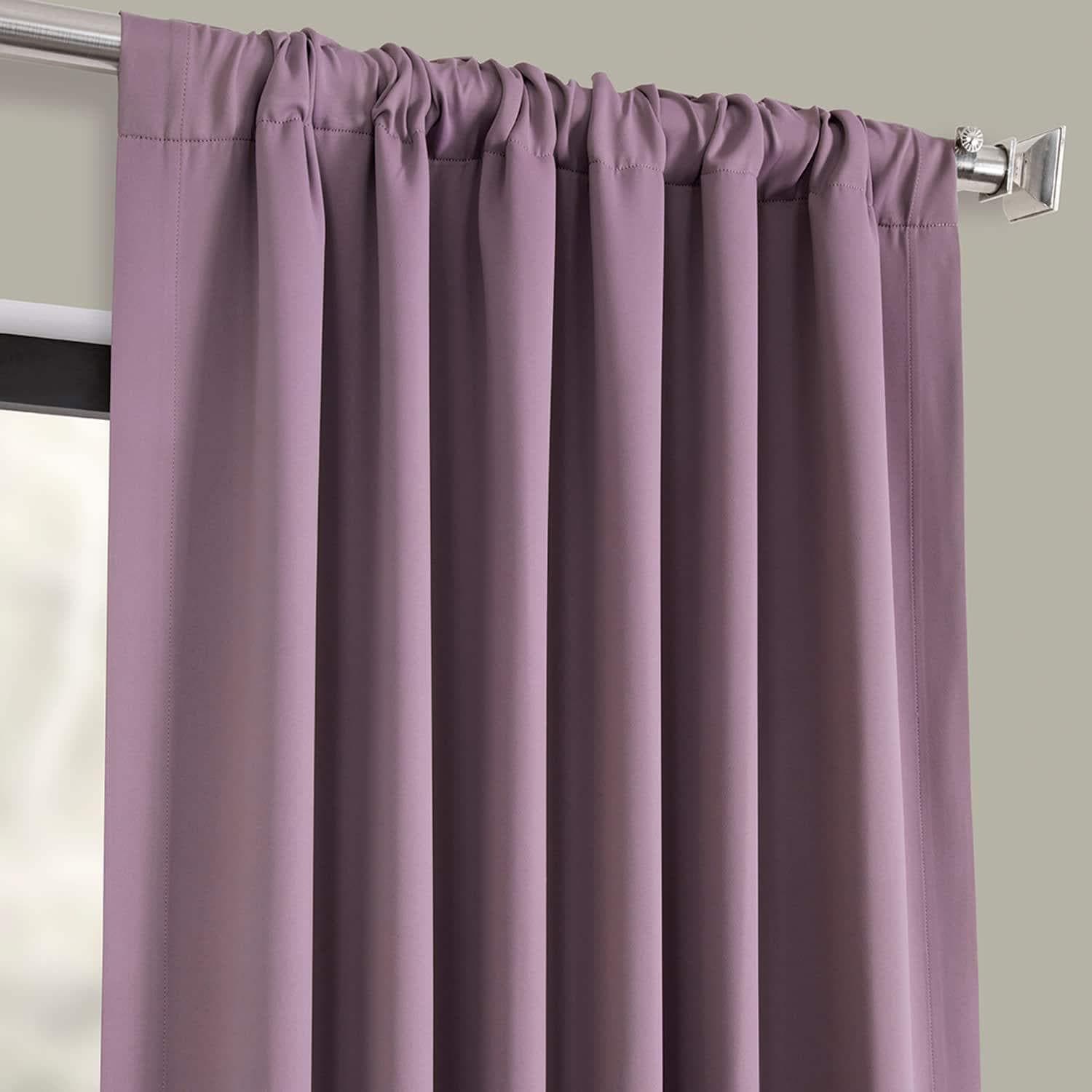 Blackout Curtains for Bedroom - Purple Rain Thermal Insulated Drapes for Noise Reduction & Light Blocking - Perfect for Nursery, Home Theater & Shift Workers