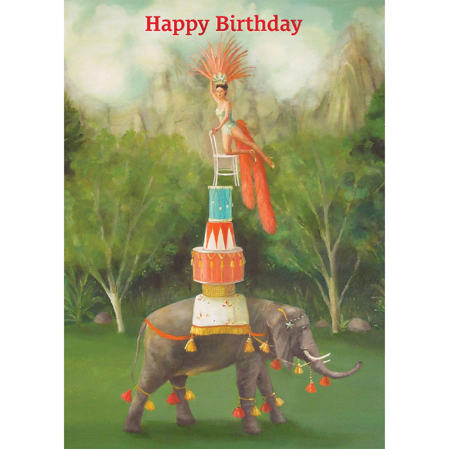 Funny Balancing Act Birthday Card - Hilarious Birthday Greeting Card for Friends & Family - Perfect for Office, Home & Party Celebrations