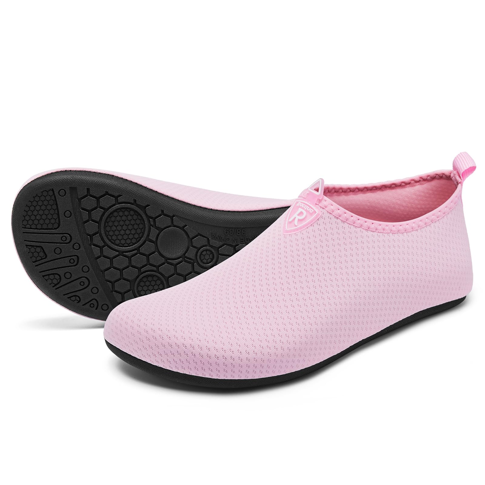 Racqua Barefoot Water Shoes for Men & Women - Quick-Dry Beach Swim Shoes for Yoga, Aqua Fitness & Outdoor Activities