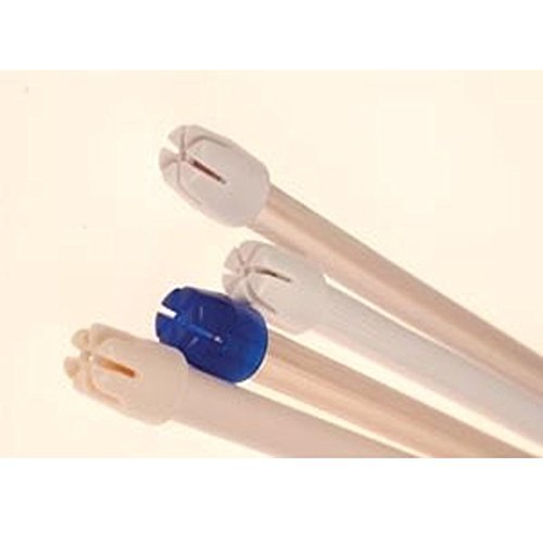 Crosstex ZCBI Advantage Saliva Ejector - Clear/Blue Disposable Dental Supplies (100 Pack) | Ideal for Dental Clinics, Hygienists & Oral Surgery Procedures