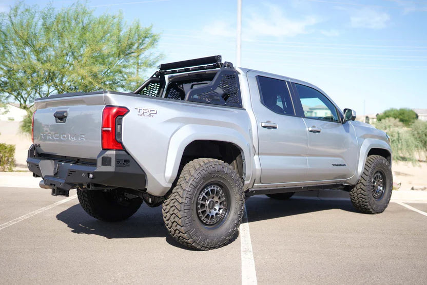 2024+ Toyota Tacoma Chase Rack by Rago Fabrication - Heavy Duty Off-Road Truck Bed Rack for Overlanding & Adventure Gear Storage