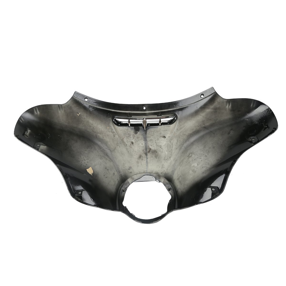 **Black Front Outer with Inner Batwing Upper Fairing Cowl for 2014-2023 Harley Davidson Touring Electra Glide, Street Glide & Trike Models – Perfect for Wind Protection & Custom Styling**
