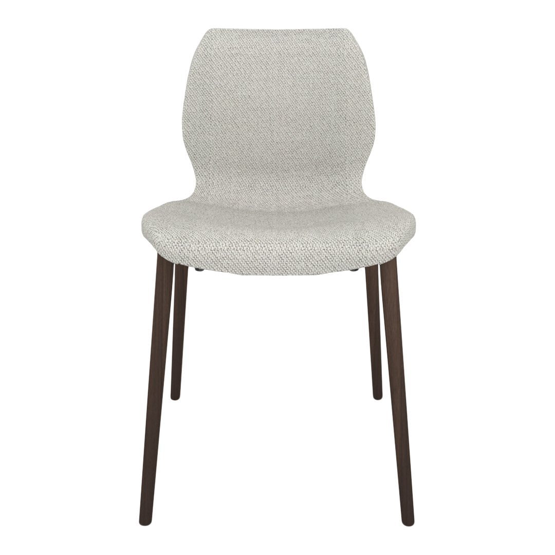 Asanda Modern Dining Chair - Sturdy Wooden Kitchen Chair with Upholstered Seat - Perfect for Dining Room, Kitchen, and Home Office Use