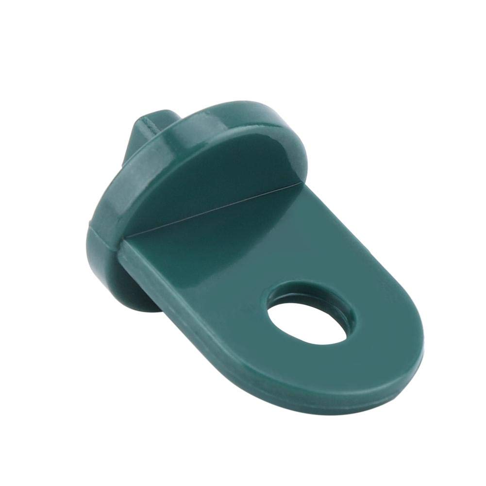 50 Pcs Green Plastic Greenhouse Hooks for Plants & Flowers - Durable Garden Clips for Hanging Baskets, Vines, and Trellises - Perfect for Indoor/Outdoor Gardening & Greenhouse Organization