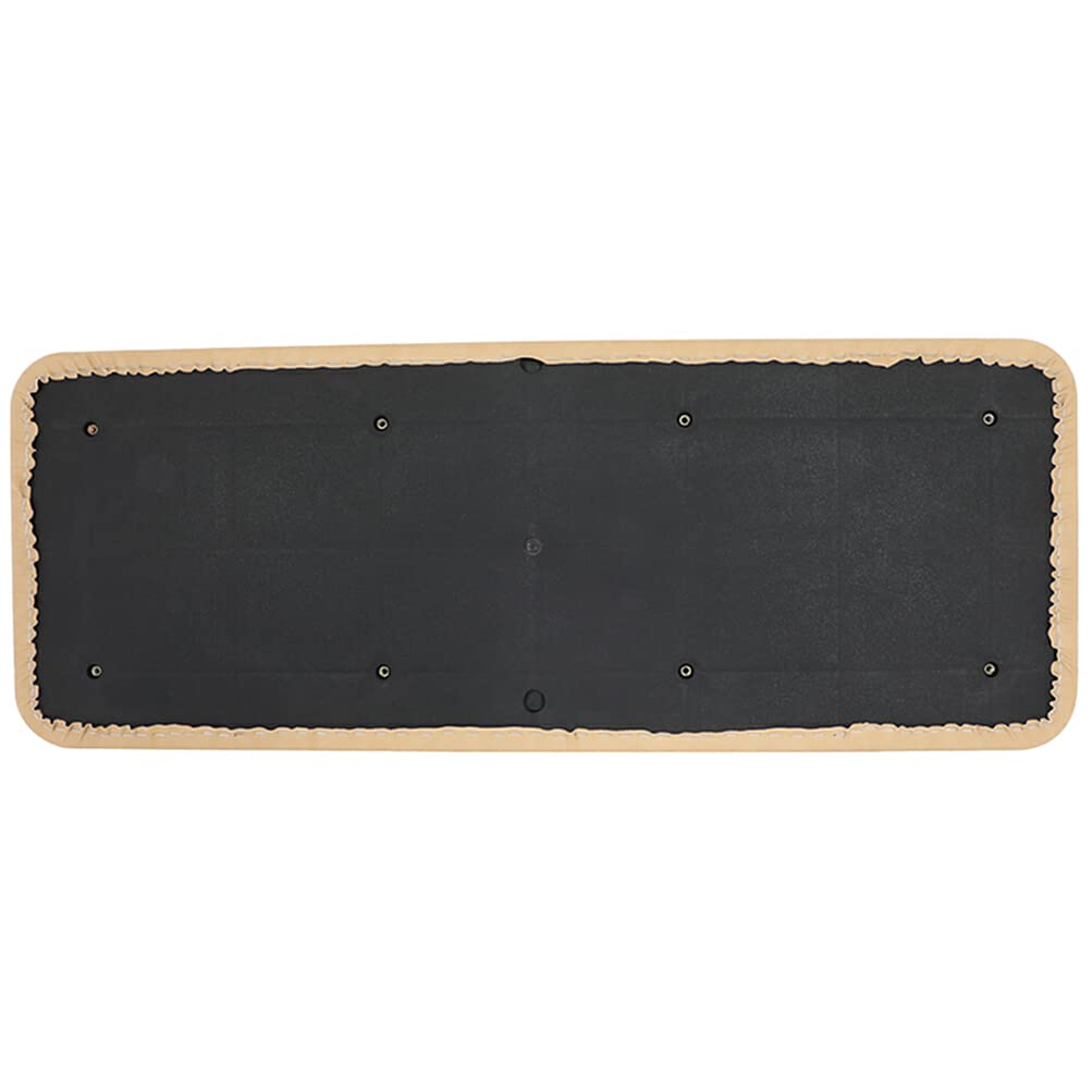 Premium Tan Seat Back Cushion for Club Car DS & Golf Cart Rear Seat - Compatible with EZGO TXT, RXV, ST, ST Sport & Valor Models - Perfect for Golf Courses, Resorts & Outdoor Adventures