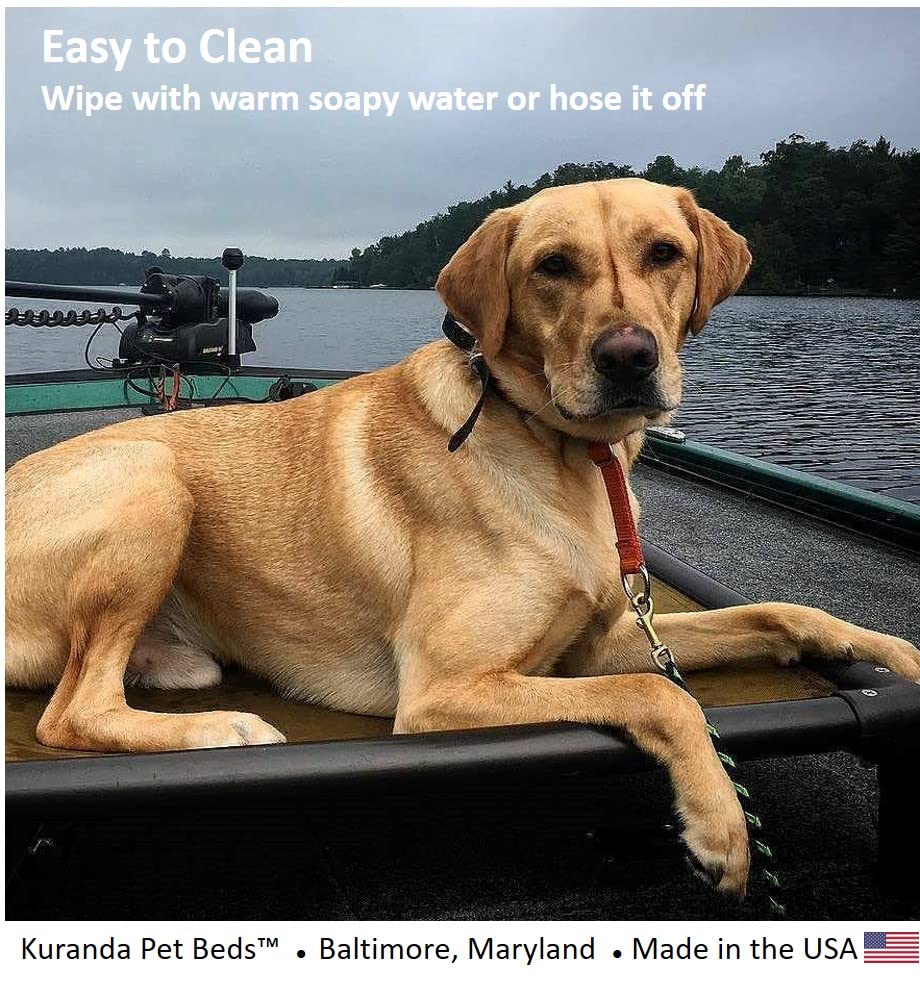 Kuranda Chewproof Dog Bed - Heavy Duty PVC Frame, 25