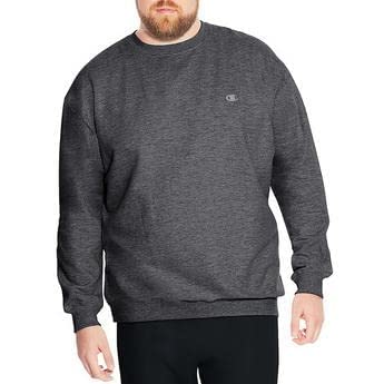 Champion Big and Tall Men's Crewneck Sweatshirt - Comfortable Oversized Hoodie for Plus Size Gentlemen | Perfect for Casual Wear, Gym & Lounge