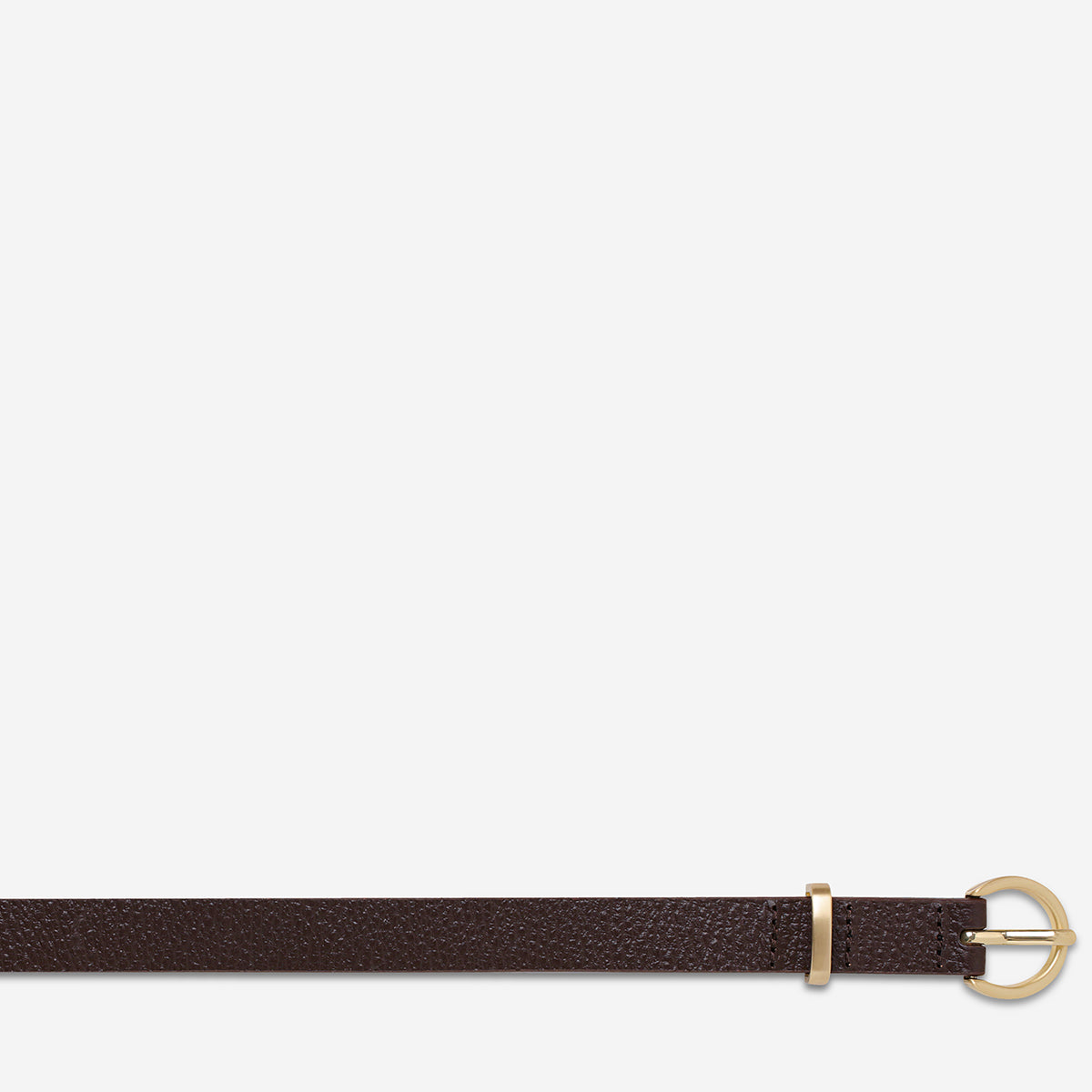 Trendy Chocolate & Gold Reversible Belt for Women - Perfect for Casual Outfits, Office Wear, and Date Nights