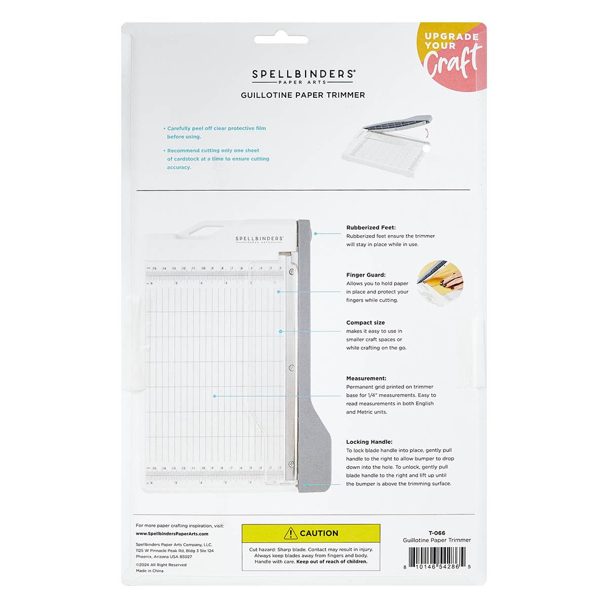 Spellbinders Guillotine Paper Trimmer - 12 Inch Precision Paper Cutter for Scrapbooking, Card Making & Crafting - White Cutting Tool for DIY Projects & Office Use