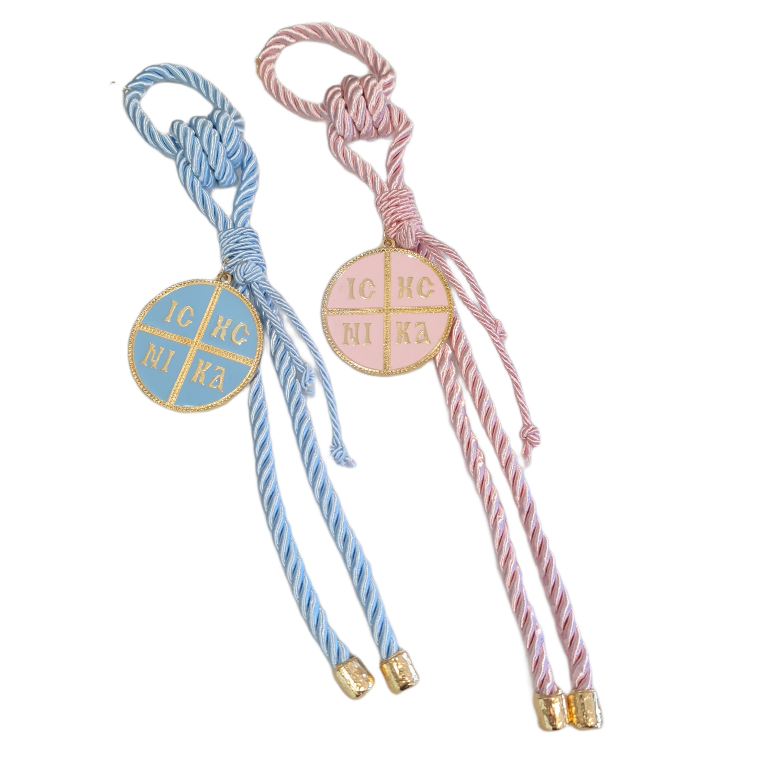 Greek Constantinato Gouria Pink - Traditional Greek Evil Eye Protection Charm for Babies & Children | Perfect for Nursery Decor, Baby Shower Gifts & Good Luck Charms