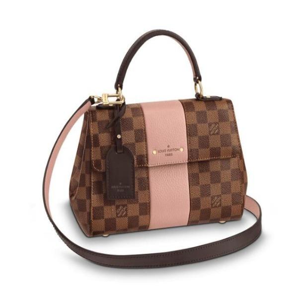 Louis Vuitton Bond Street BB Handbag - Damier Ebene Canvas with Magnolia Leather Trim | Perfect for Work, Travel & Everyday Luxury
