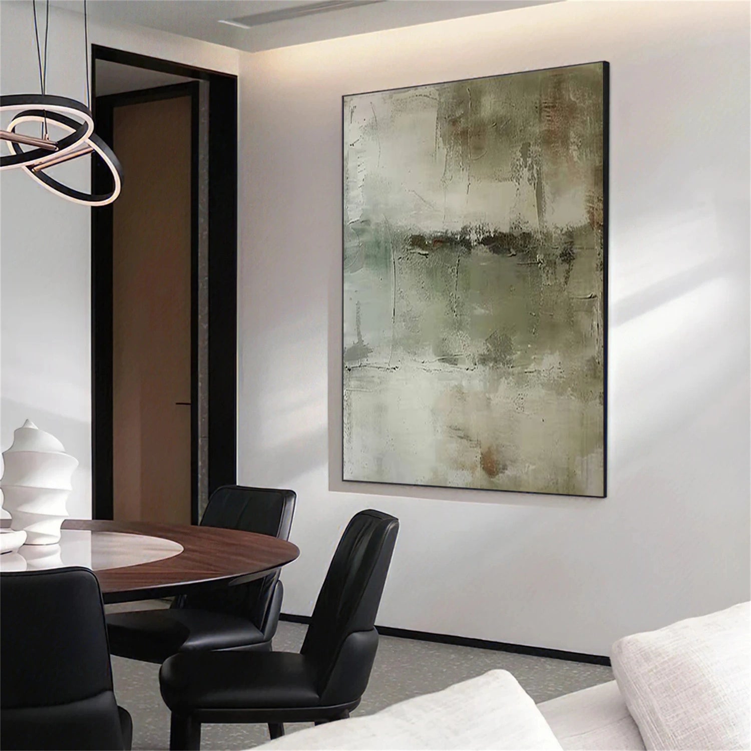 Abstract Painting #AB 431 - Modern Art Canvas Wall Decor for Living Room, Bedroom & Office - Unique Handmade Artwork for Home & Office Decoration